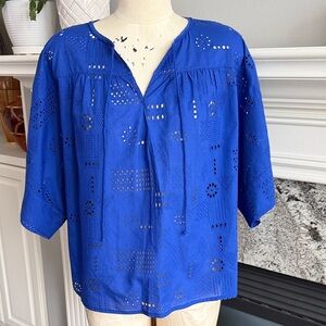 Lafayette 148  Eyelet Women's Top